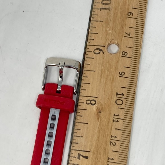 Polar FT7 Digital Watch Women 38mm Heart Rate Monitor Red Date New Battery 8" - Picture 15 of 16